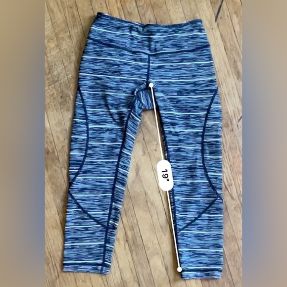 Nordstrom Zella XS Striped Athletic Capri Leggings • Multicolored • Knit  NWOT - Picture 14 of 16